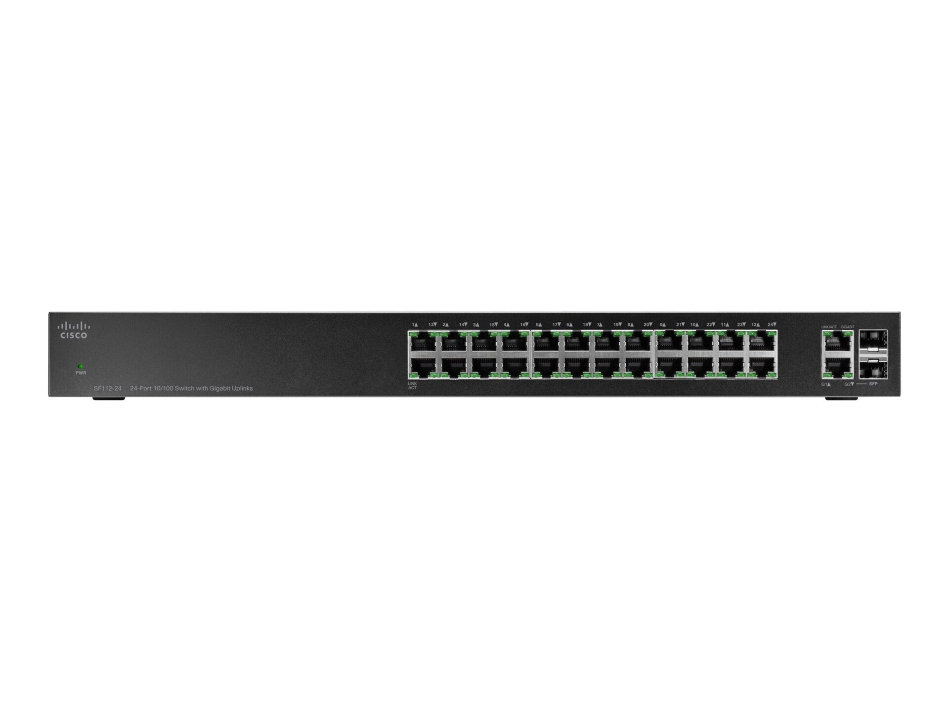 Cisco Small Business SF112-24 - switch - 24 ports - unmanaged - rack-mountable