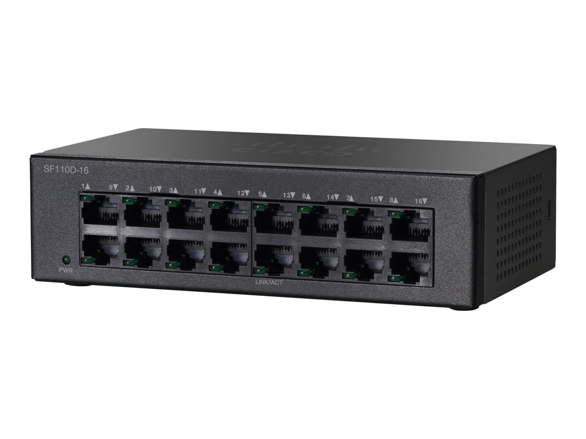 Cisco Small Business SF110D-16 - switch - 16 ports - unmanaged