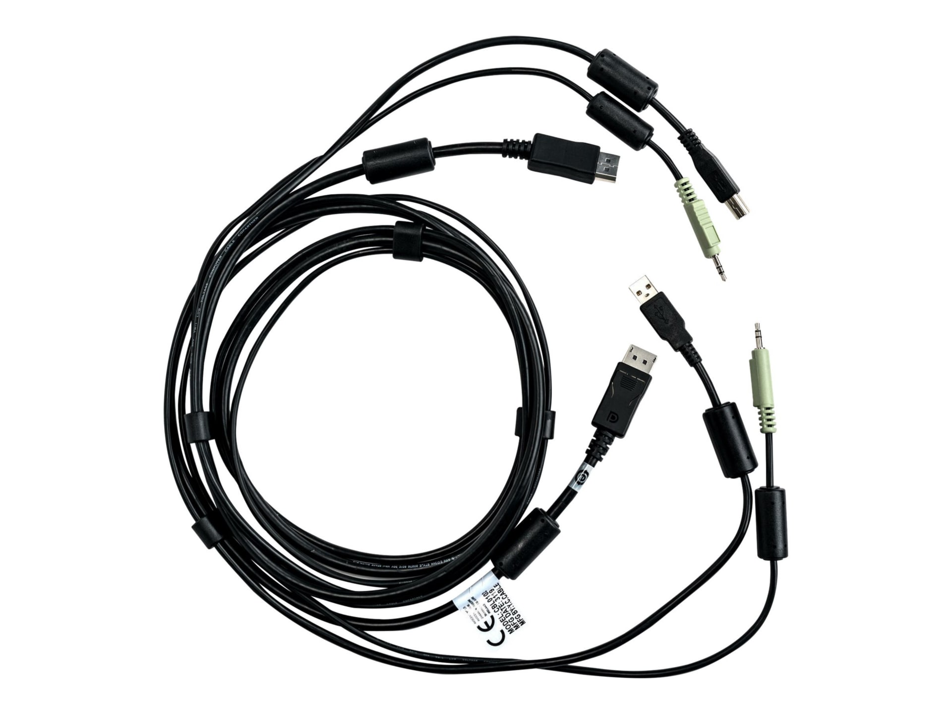 Vertiv Cybex SC800/SC900 6" KVM Cable | Single Head | DP-to-DP CBL0102