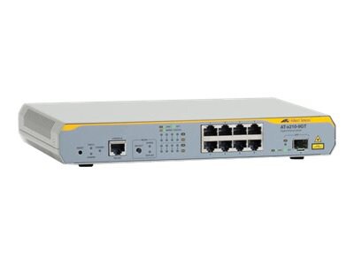 Allied Telesis AT x210-9GT - switch - 9 ports - managed - desktop, rack-mountable
