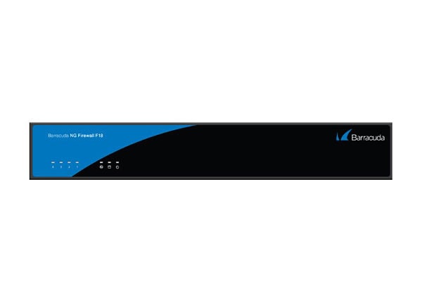 Barracuda CloudGen Firewall F-Series F18 - security appliance - with 1 year Energize Updates and Instant Replacement