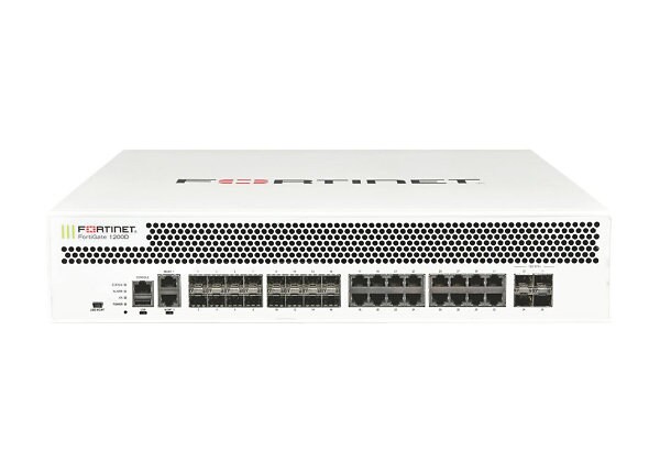 Fortinet FortiGate 1200D - UTM Bundle - security appliance - with 1 year FortiCare 24X7 Comprehensive Support + 1 year