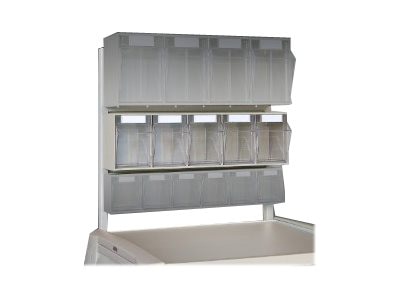 Capsa Healthcare - Avalo Accessories - ANCILLARY TILT FRONT BIN - 5 BIN UNI