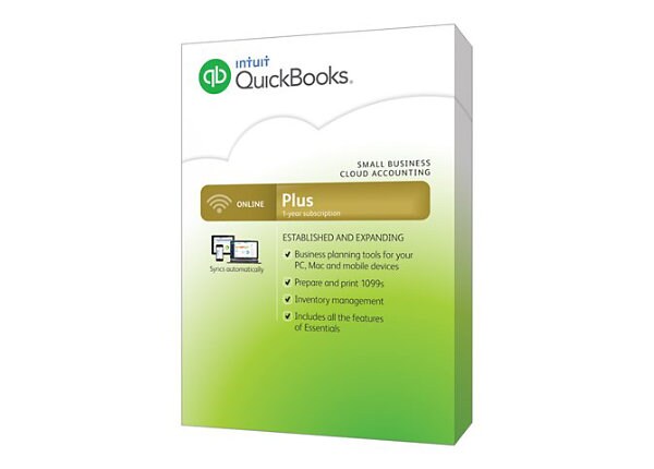 QuickBooks Online Plus 2016 - box pack (1 year)