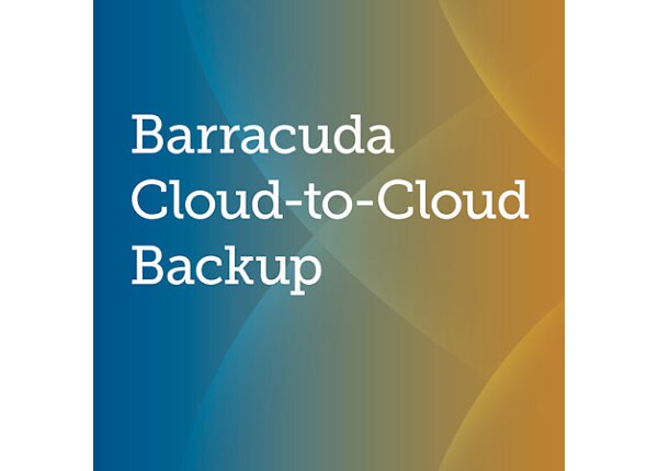 Barracuda Cloud-to-Cloud Backup - subscription license (1 year)