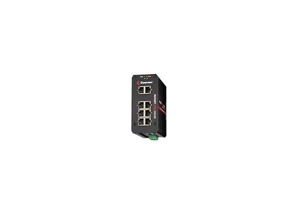 Comtrol RocketLinx ES8108-XT - switch - 8 ports - unmanaged - DIN rail mountable