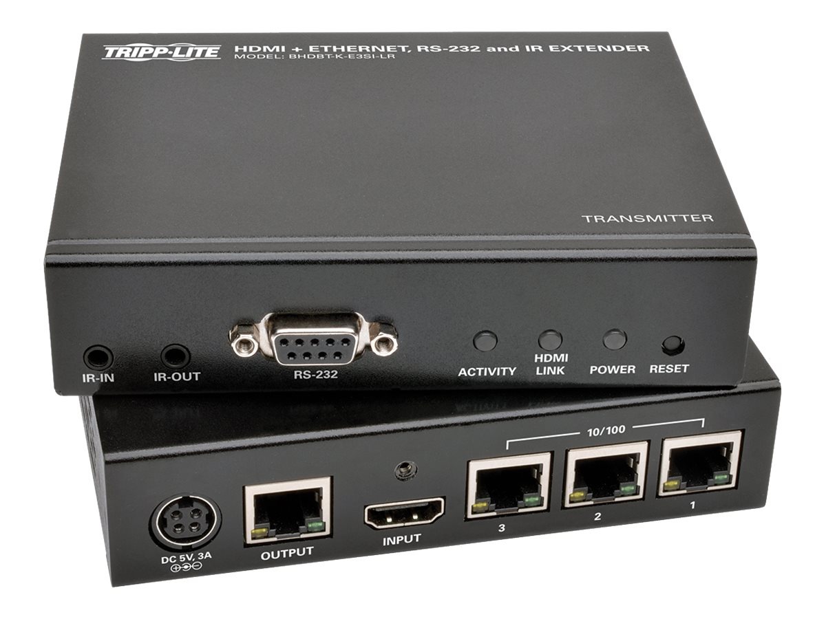 Tripp Lite HDBaseT HDMI Over Cat5/6/6a Extender Kit Ethernet/Serial/IR 100M