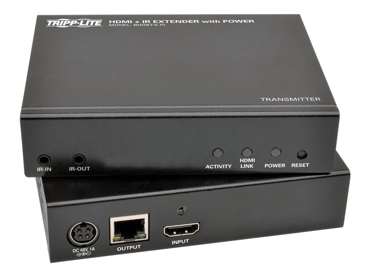Tripp Lite HDBaseT HDMI Over Cat5e Cat6 Cat6a Extender Kit with Power / IR Control 4K x 2K 70m 230ft -