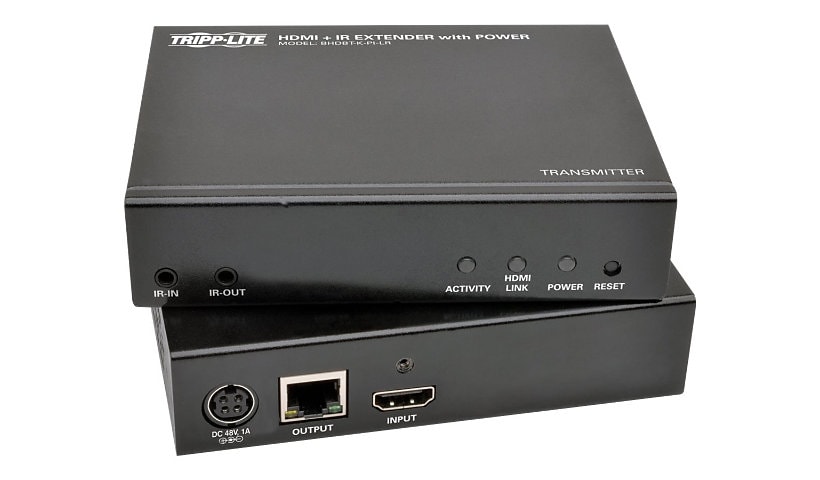 Tripp Lite HDBaseT HDMI Over Cat5e Cat6 Cat6a Extender Kit with Power / IR Control 4K x 2K @ 24/30Hz 100m 328ft -