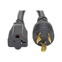 Eaton Tripp Lite Series Power Cord Adapter, NEMA L5-20P to NEMA 5-15R - Heavy-Duty, 20A, 125V, 12 AWG, 6-in. (15.24 cm),