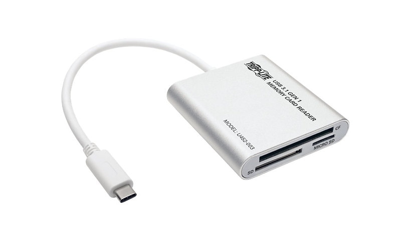 Tripp Lite USB 3.1 Gen 1 Multi Drive Flash Memory Media Reader/Writer 5Gbps