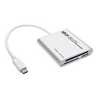 Tripp Lite USB-C Gen 1 Multi-Drive Smart-Card Flash-Memory Media Reader/Writer - card reader - USB-C