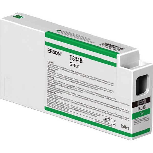 Epson T834B - green - original - ink cartridge
