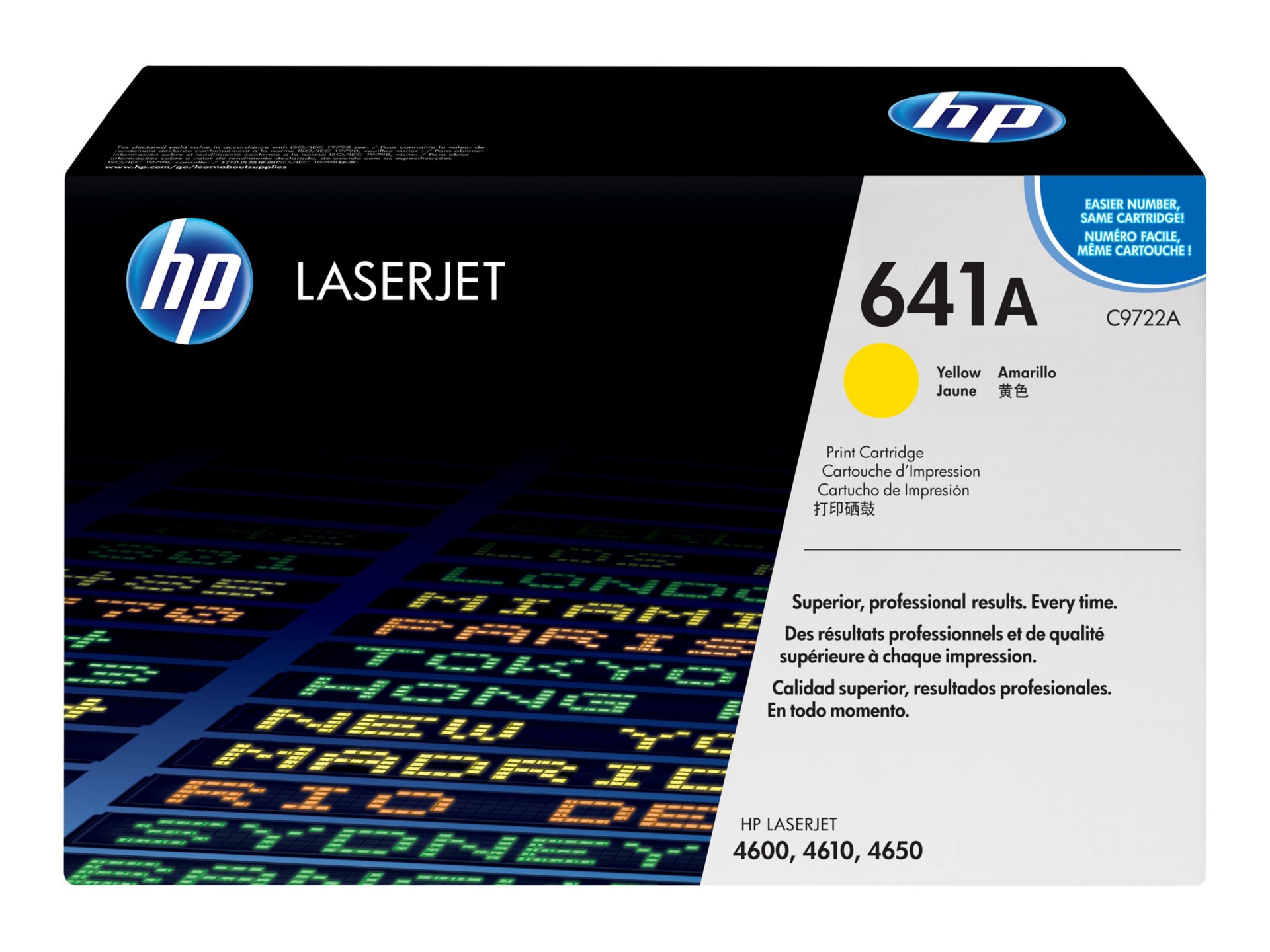 HP 641A (C9722A) Yellow Original LaserJet Toner Cartridge