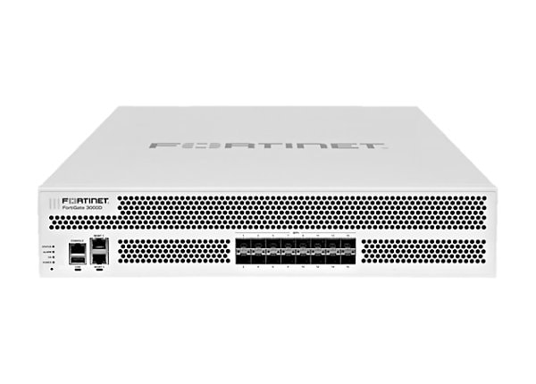 Fortinet FortiGate 3000D - security appliance - with 1 year FortiCare 24X7 Comprehensive Support + 1 year FortiGuard