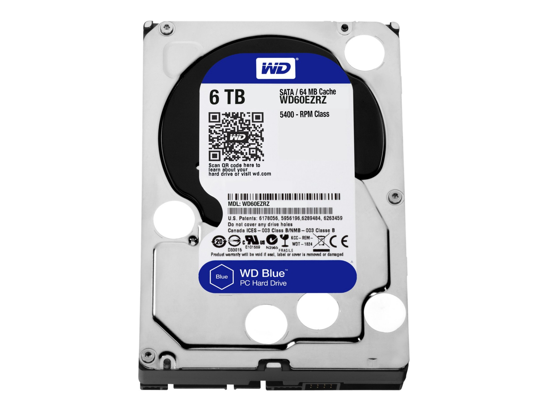 WD Blue - hard drive - 6 TB - SATA 6Gb/s
