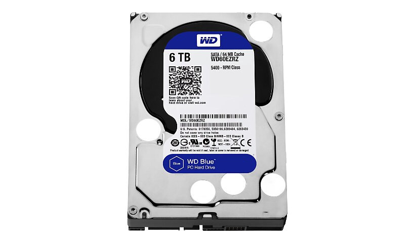 WD Blue - hard drive - 6 TB - SATA 6Gb/s