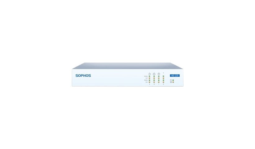 Sophos XG 125 - security appliance - with 1 year EnterpriseProtect