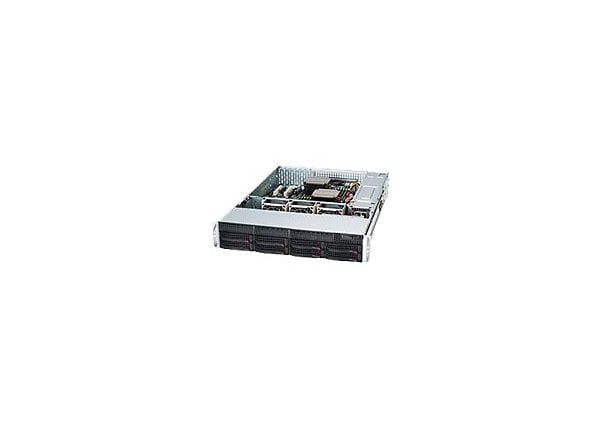 Supermicro SC825 TQ-600LPB - rack-mountable - 2U - extended ATX