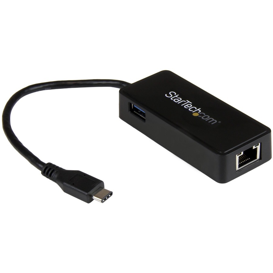 StarTech.com USB C to Gigabit Ethernet Adapter, USB 3.0 NIC w/ USB 3.1 Port