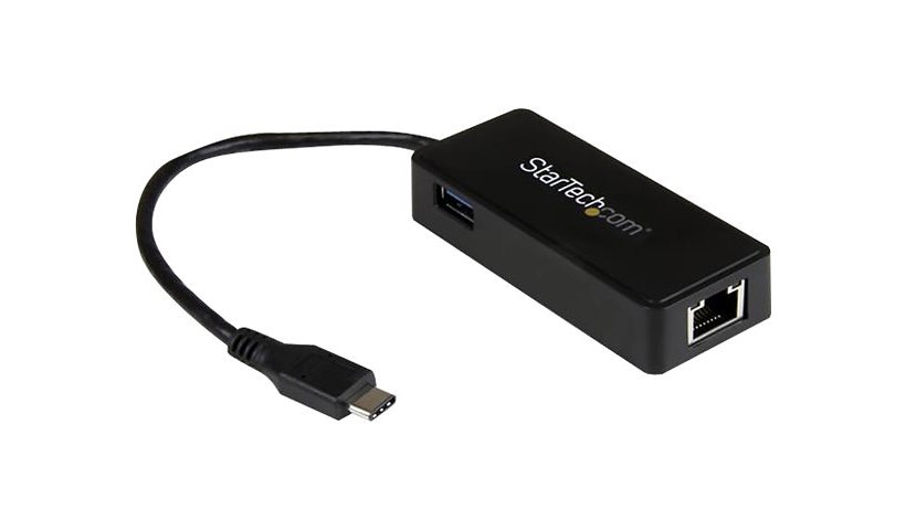 StarTech.com USB-C to Ethernet Gigabit Adapter - Thunderbolt 3 Compatible - USB Type C Network Adapter - USB C Ethernet