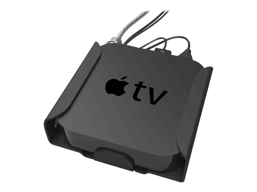 Thumbnail 2 of 8 for Compulocks Apple TV Security Mount (4th, 4k 1-2nd Gen) (2018-2021) mounting kit - for mediabox - jet black