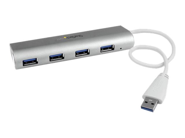 Thumbnail 2 of 11 for StarTech.com 4-Port USB Hub, USB A to 4x USB-A Ports, USB 5Gbps, Bus-Powered, Portable Laptop USB 3.0 Hub