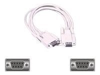 C2G 15ft DB9 to Serial RS232 Null Modem Cable - F/F