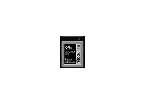 Lexar Professional - flash memory card - 64 GB - XQD 2.0