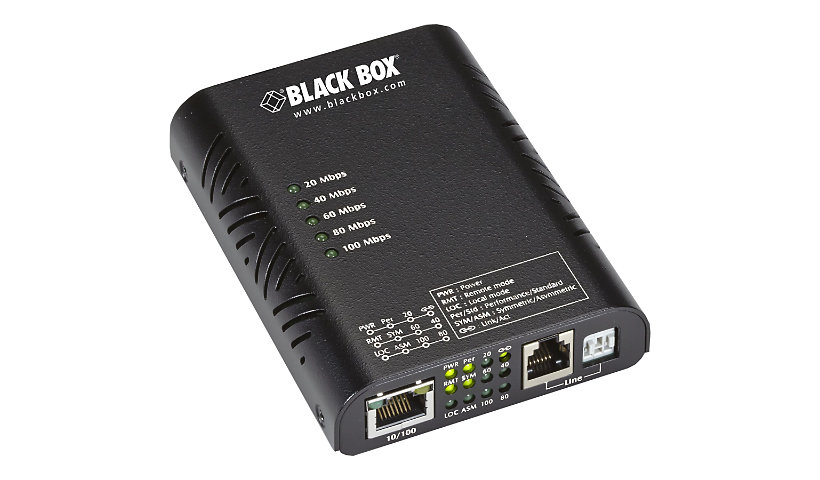 Black Box Industrial Ethernet Extender - network extender - 10Mb LAN, 100Mb LAN