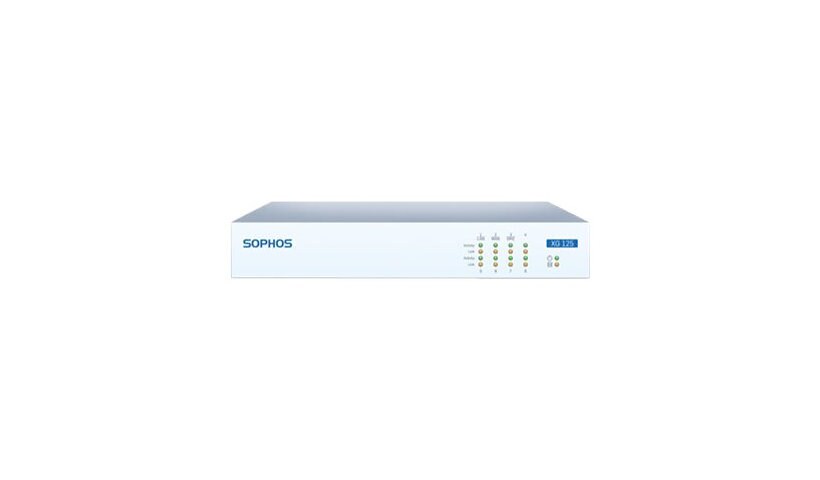 Sophos XG 125 - security appliance - with 1 year TotalProtect