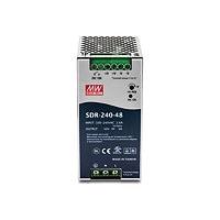TRENDnet 240W Single Output Industrial DIN-Rail Power Supply, Extreme Operating Temp Range -25 to 70 °C(-13 to 158 °F)