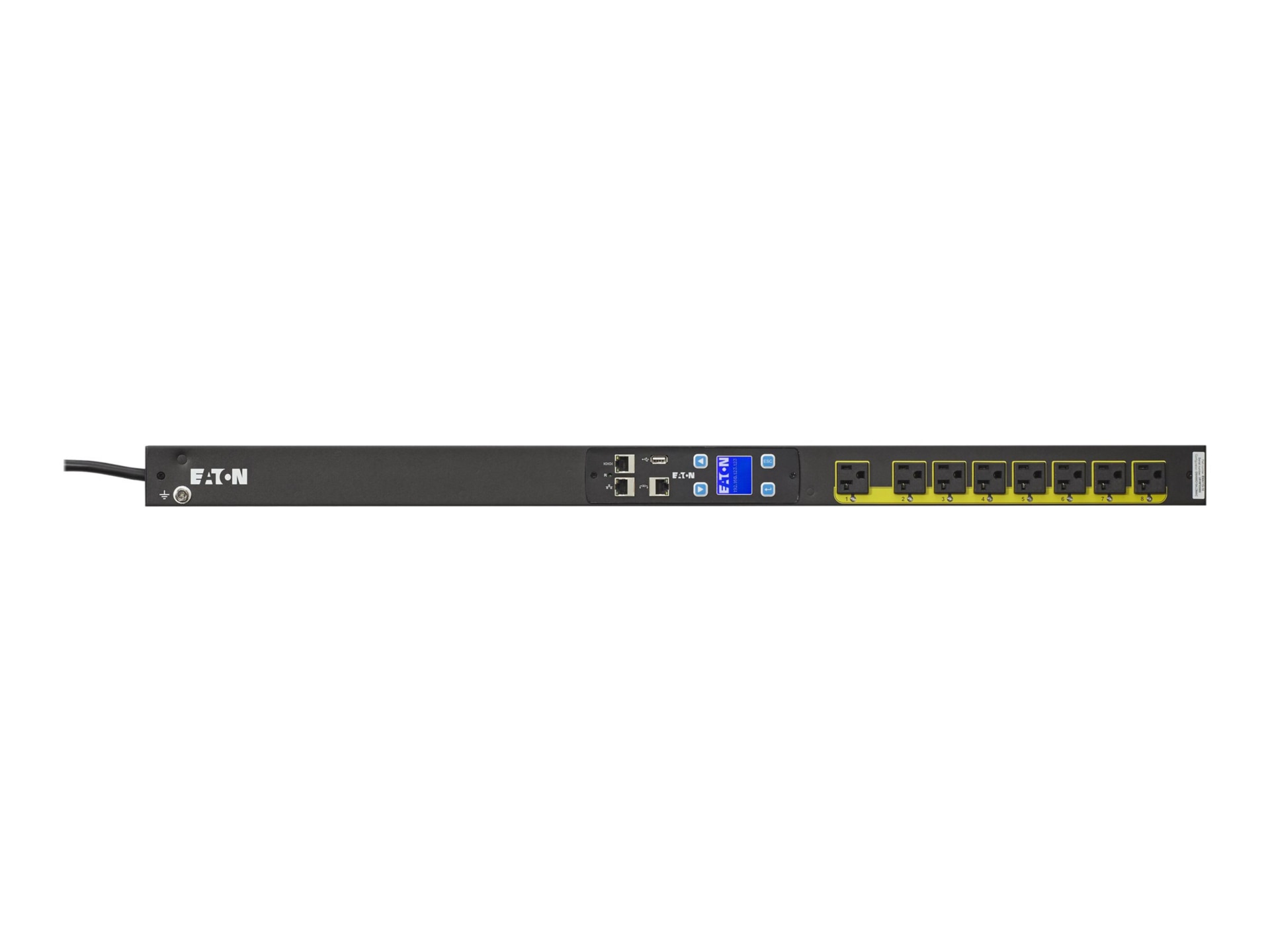 Eaton Managed Rack PDU 1.92 kW max 120V 16A 0U 8 Outlet Single-Phase PDU