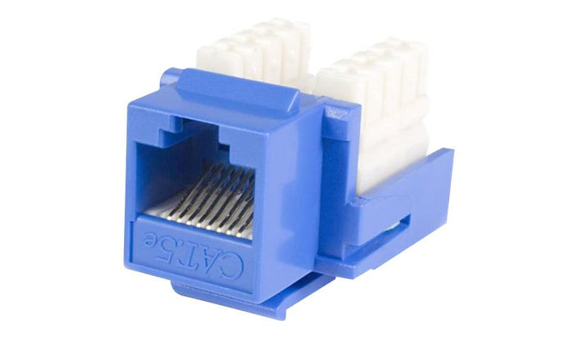 StarTech.com Cat5e RJ45 Keystone Jack - Blue - Network Connector