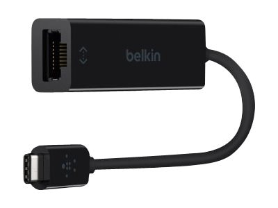 Belkin USB-C to Gigabit Ethernet Adapter (USB Type-C) RJ45 Black