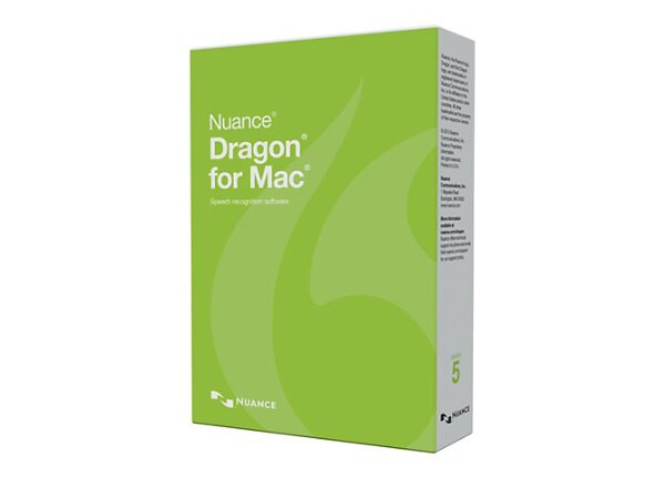 Dragon for Mac (v. 5) - box pack