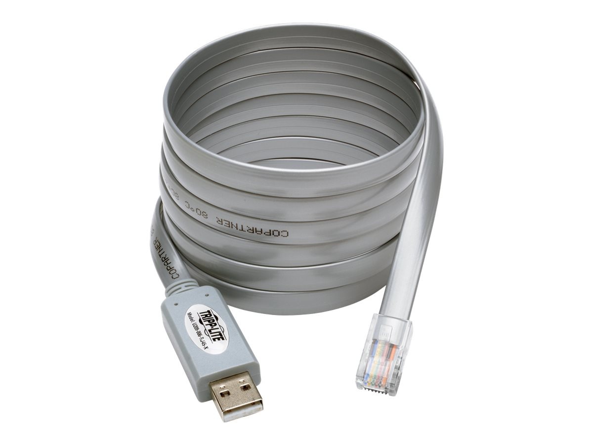 Tripp Lite USB to RJ45 Cisco Serial Rollover Cable, USB 