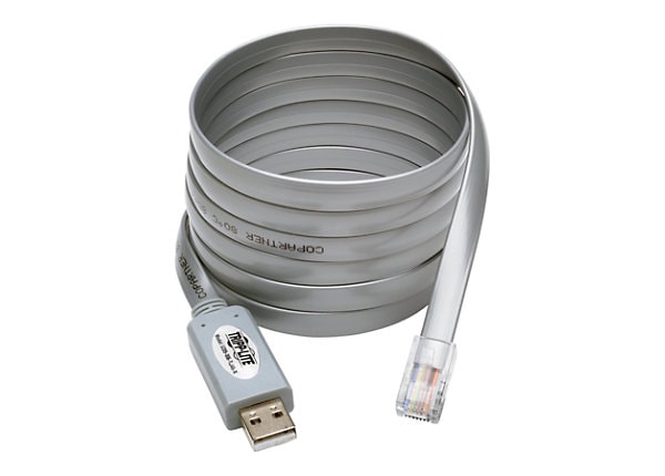 Tripp Lite USB to RJ45 Cisco Serial Rollover Cable, USB 