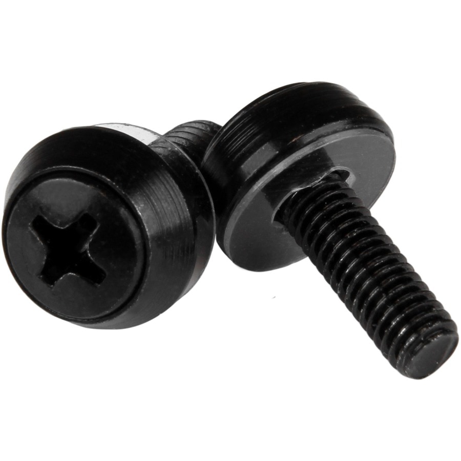 StarTech.com M5 x 12mm - Screws - 50 Pack, Black - M5 Mounting Screws for S