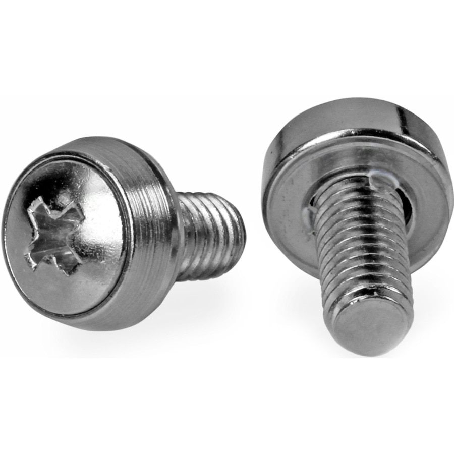 StarTech.com M6 x 12mm - Mounting Screws for Server Racks - 100 Pack, TAA