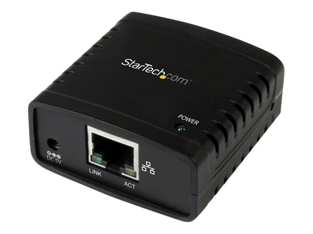 alliance reservedele vinter StarTech.com 10/100Mbps Ethernet to USB 2.0 Network LPR Print Server -  PM1115U2 - -