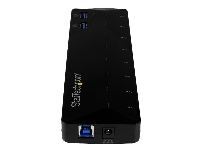 StarTech.com 10 Port USB 3.0 Hub 10x USB-A w/ 2x Fast Charge - Self Powered