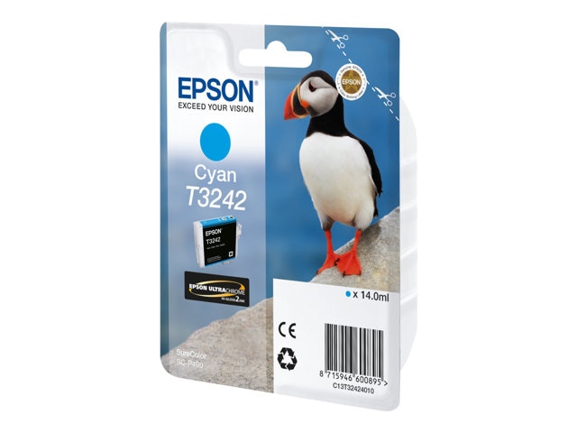 Epson T3242 - cyan - original - ink cartridge