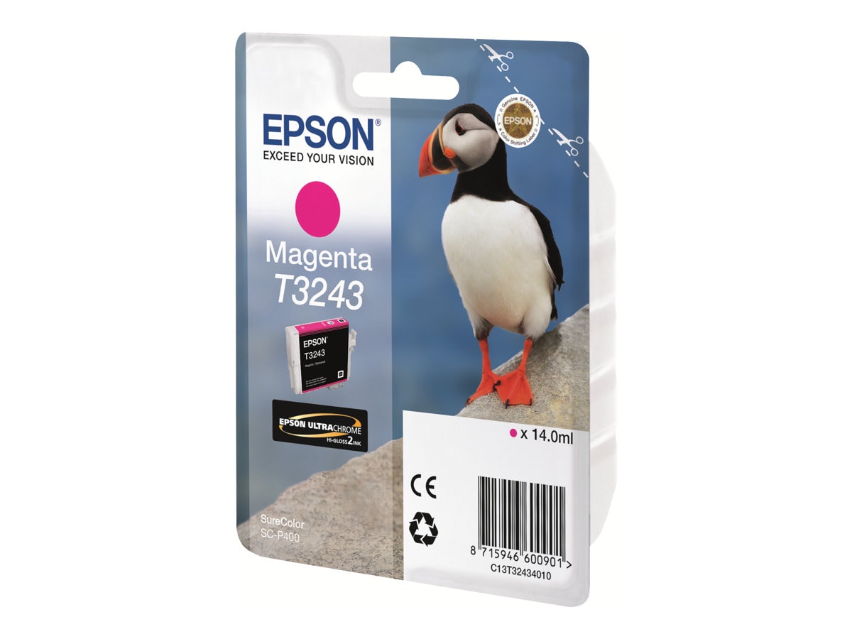 Epson T3243 - magenta - original - ink cartridge