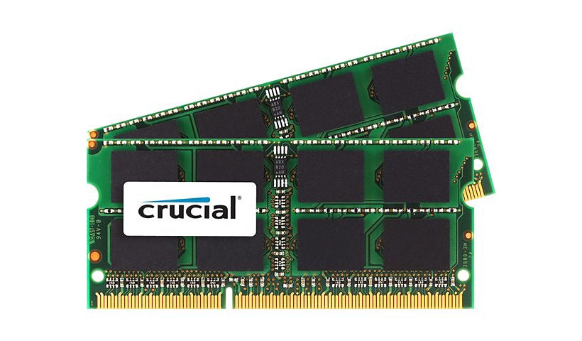 Crucial - DDR3L - 16 GB: 2 x 8 GB - SO-DIMM 204-pin - unbuffered