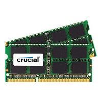 Crucial - DDR3L - 16 GB: 2 x 8 GB - SO-DIMM 204-pin - unbuffered