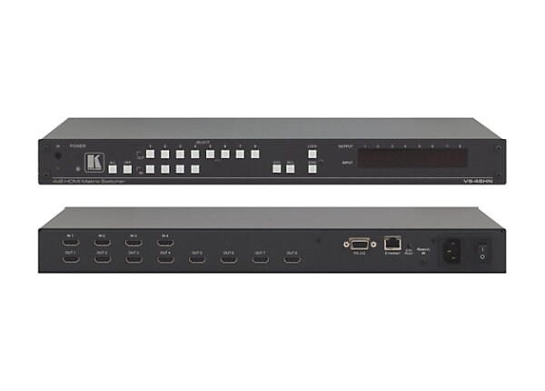 Kramer VS-48HN 4x8 HDMI Matrix Switcher - video/audio switch - rack-mountable