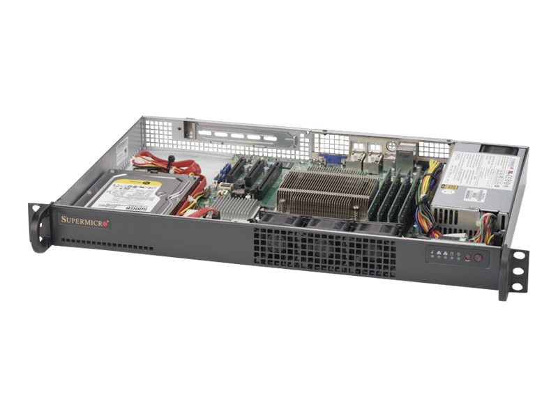 Supermicro SuperServer 5019S-L - rack-mountable - AI Ready - no CPU - 0 GB - no HDD