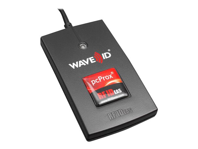 rf IDEAS WAVE ID Solo SDK CSN Black Reader - RFID reader - USB