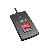 RF IDeas WAVE ID Solo SDK CSN Black Reader - RFID reader - USB